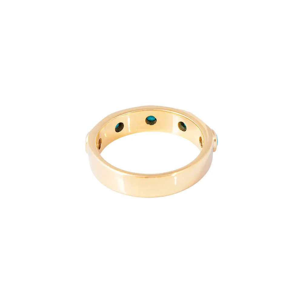 TURQUOISE CRYSTAL RING